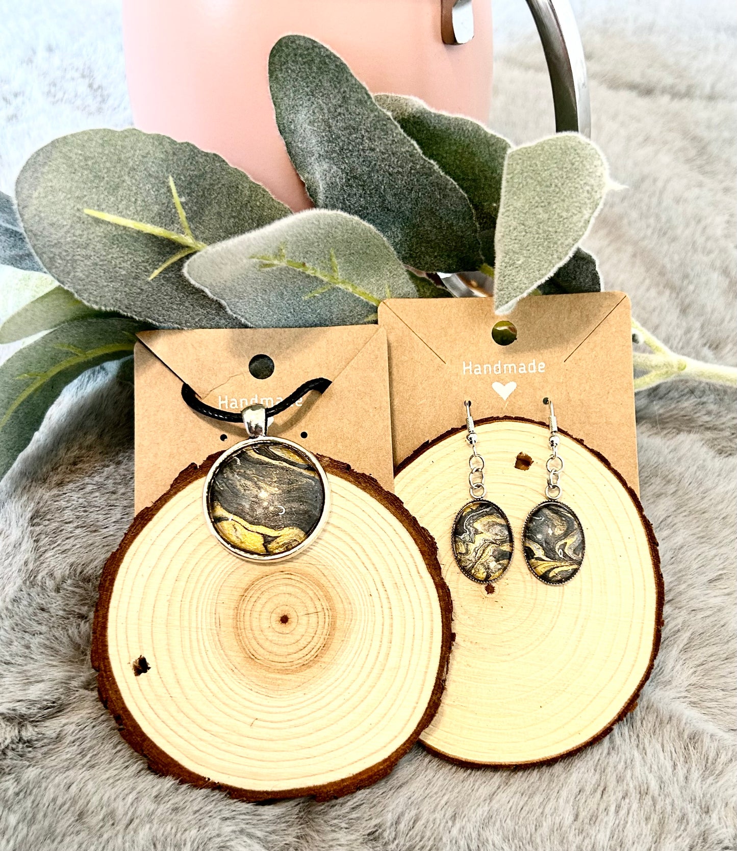 Handmade Jewelry Earring/Necklace Set